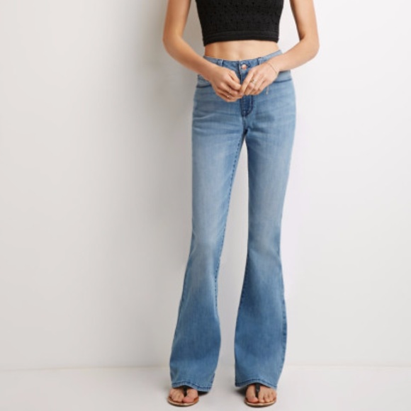 forever 21 high waisted flare jeans